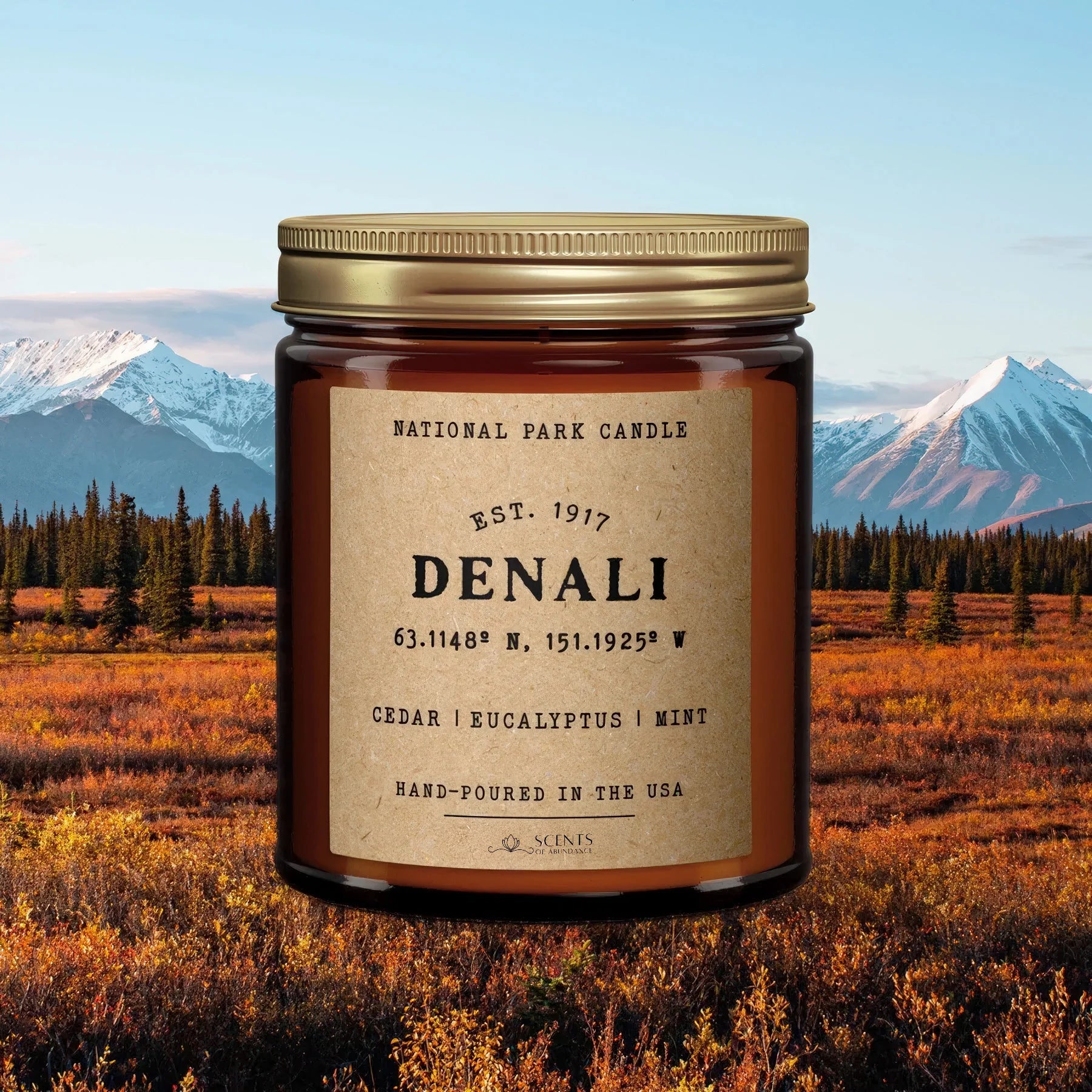 Denali National Park Candle