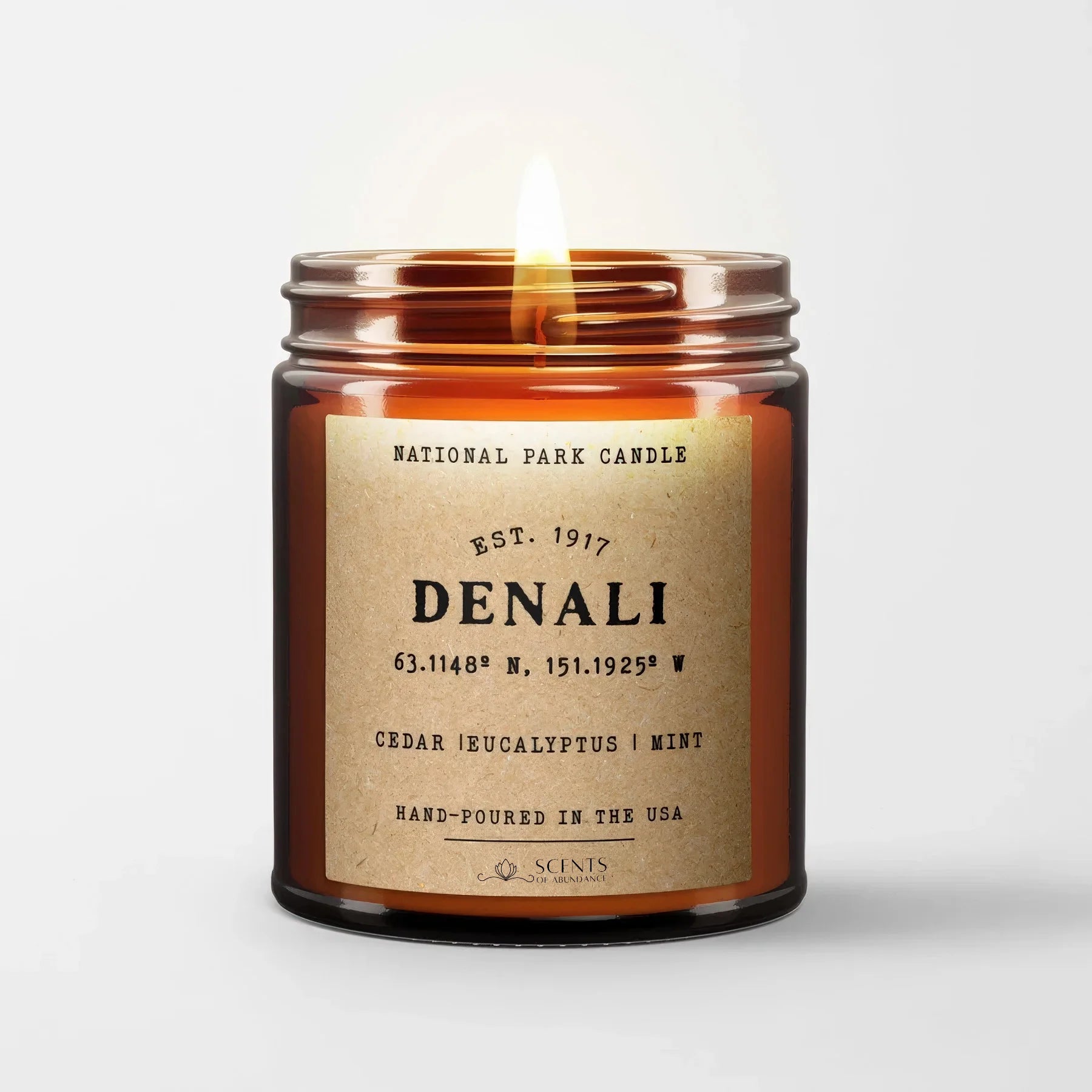 Denali National Park Candle