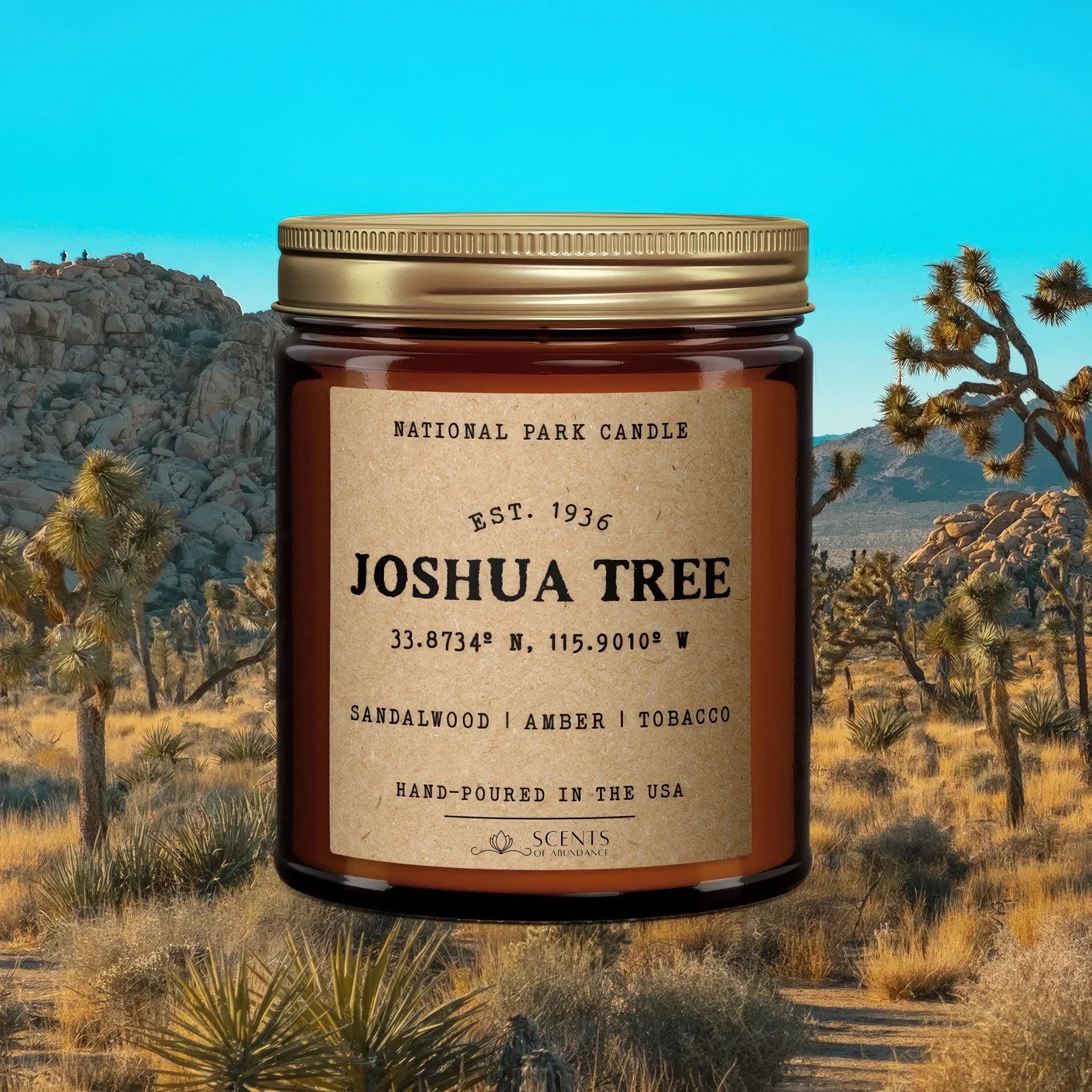 Joshua Tree National Park Candle