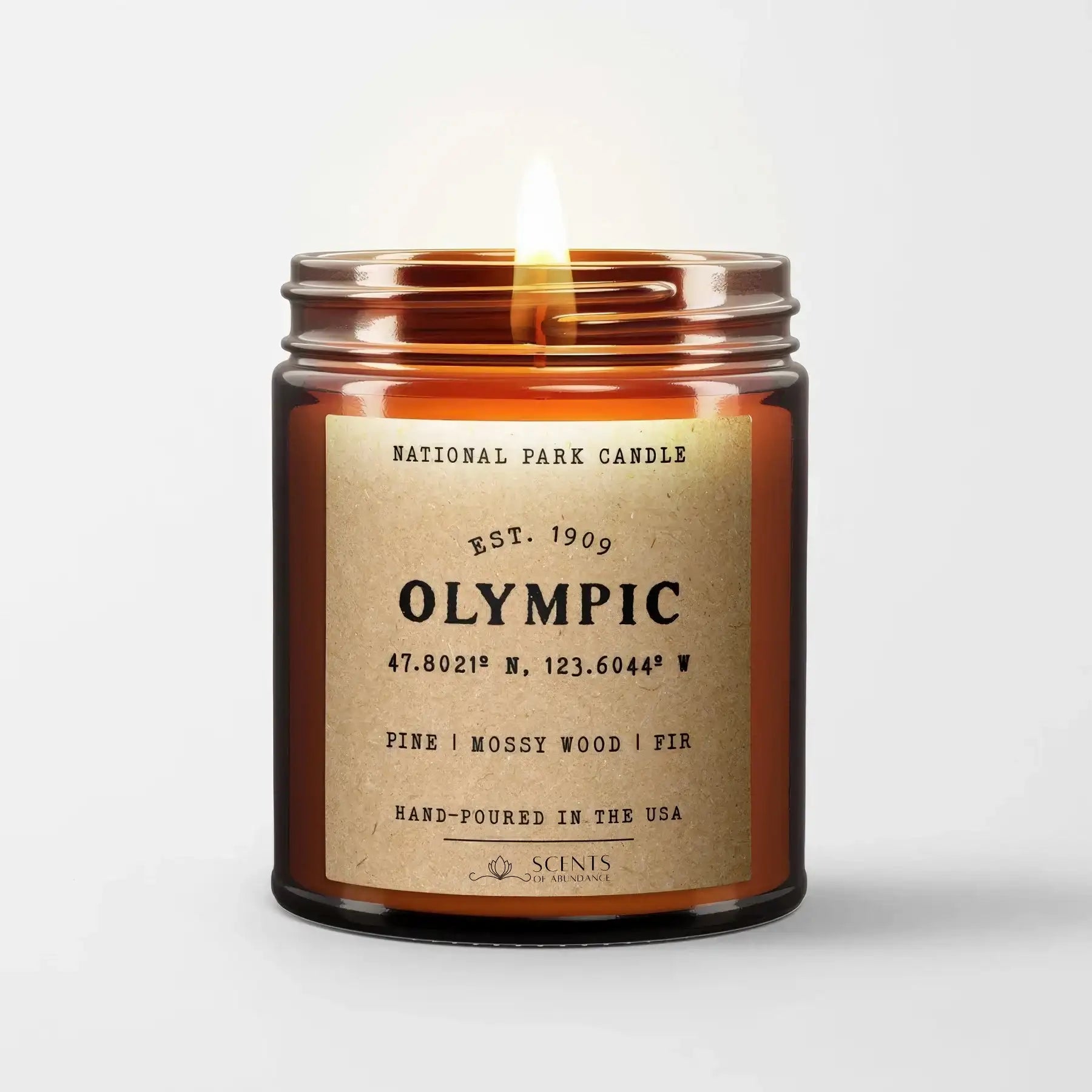 olympic national park candle