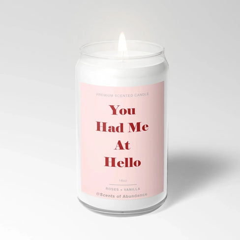 You Had Me At Hello Valentine's Day Scented Candle